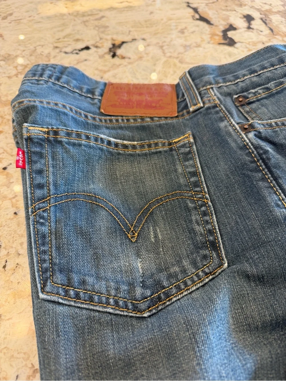 VINTAGE Levi's 527 Bootcut Jeans Men's 34x32 Blue Cotton Denim Medium Wash Y2K